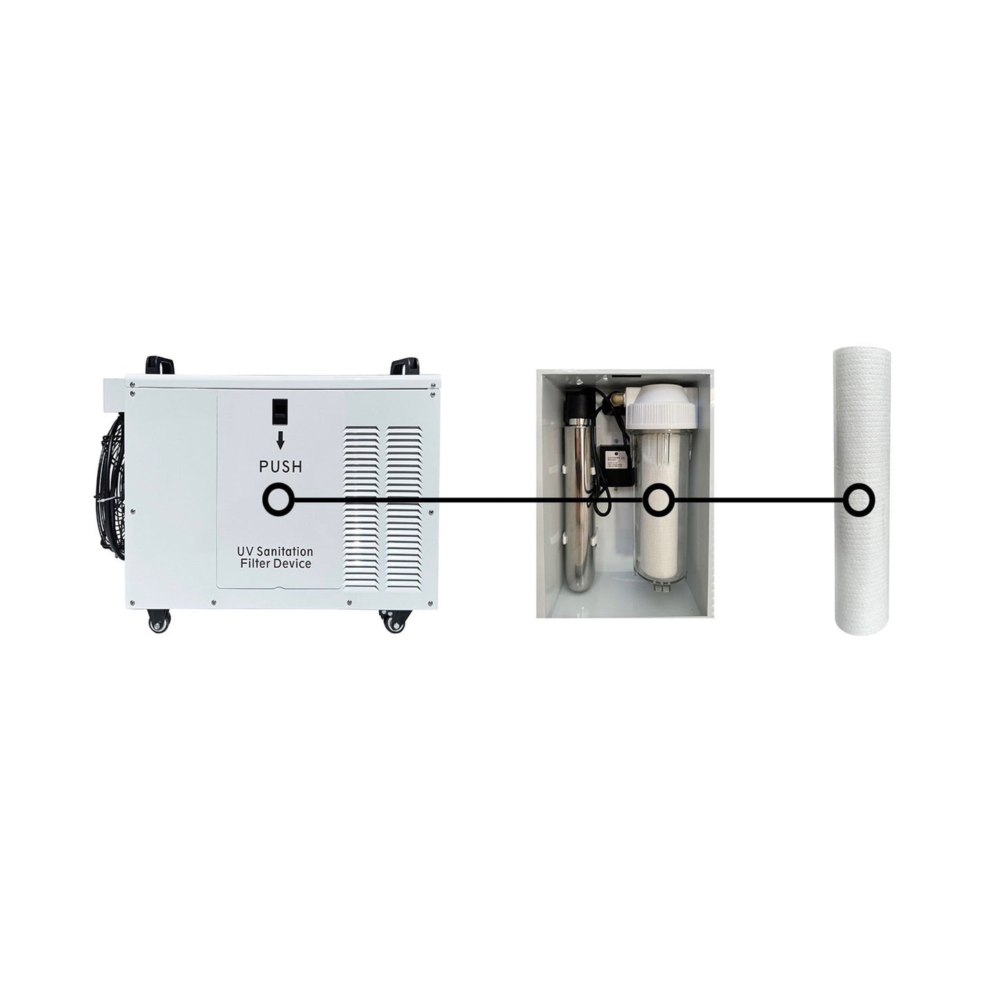 OSONE 5 micron water filter for Pro 1 HP Water Chiller