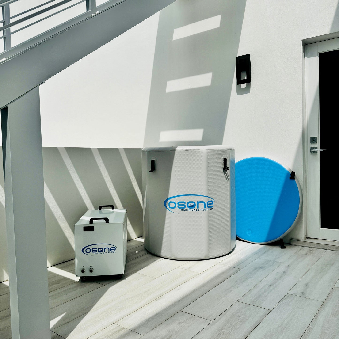 OSONE HydroBarrel Cold Plunge Ice Bath with Pro 1 HP Water Chiller