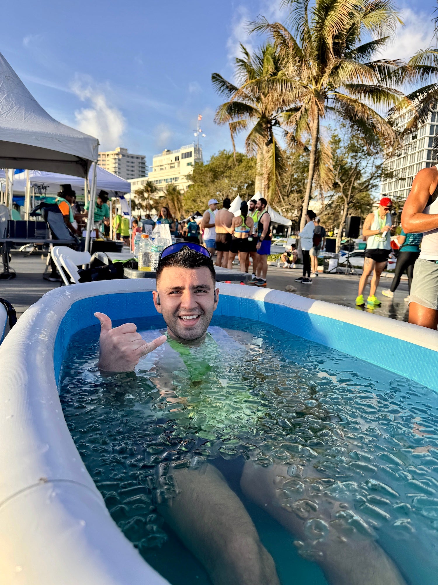 HydroTub featured at the Publix A1A Marathon