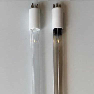 The left is a good bulb, the right is a burnt out example. 
