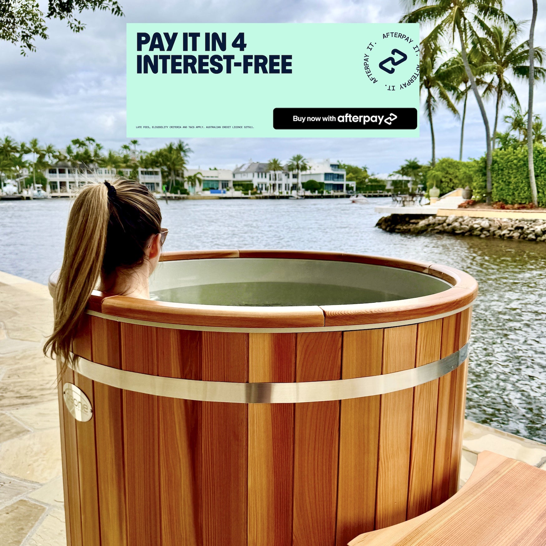 Finance your Cedar Barrel Cold Plunge