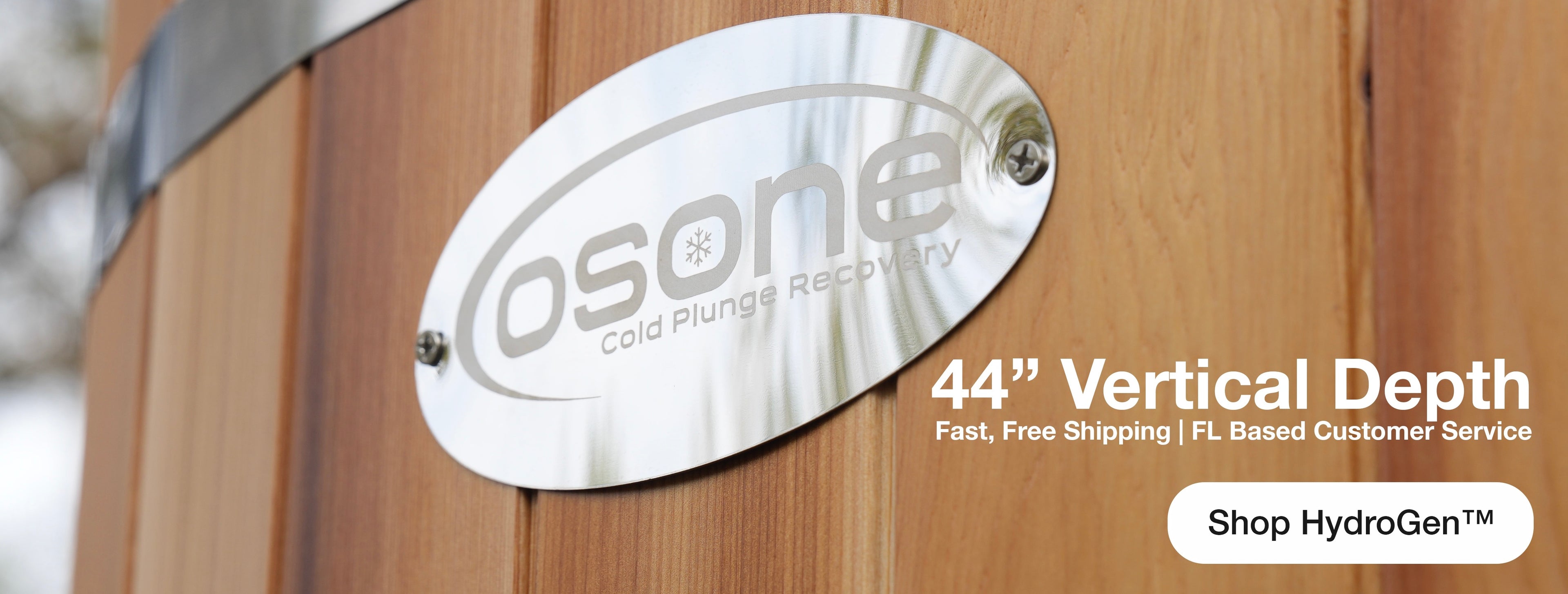 OSONE HydroGen™ Cedar Barrel Cold Plunge