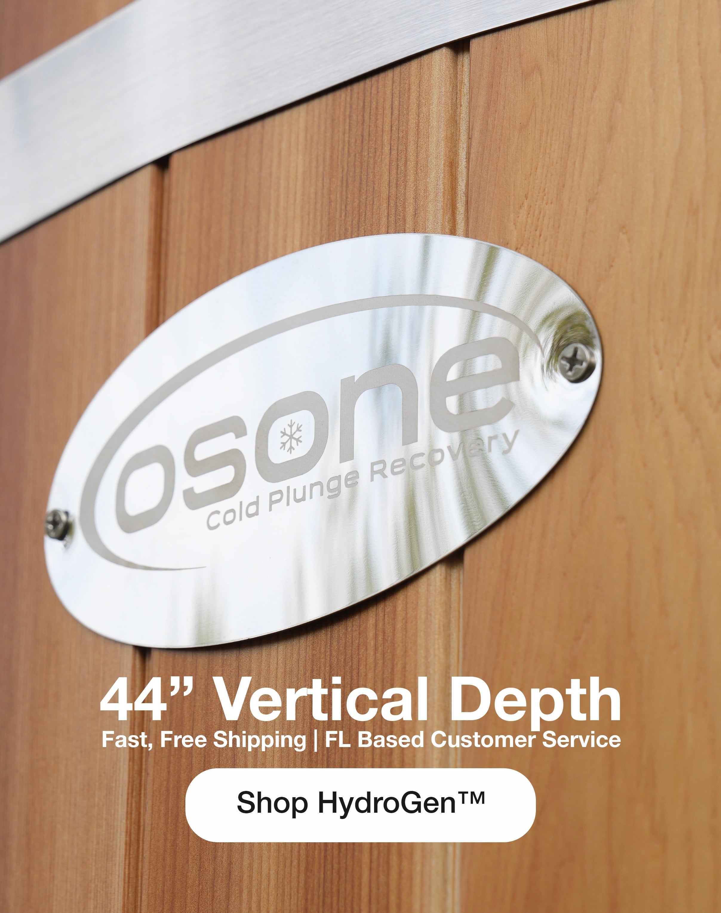 OSONE HydroGen™ Cedar Barrel Cold Plunge