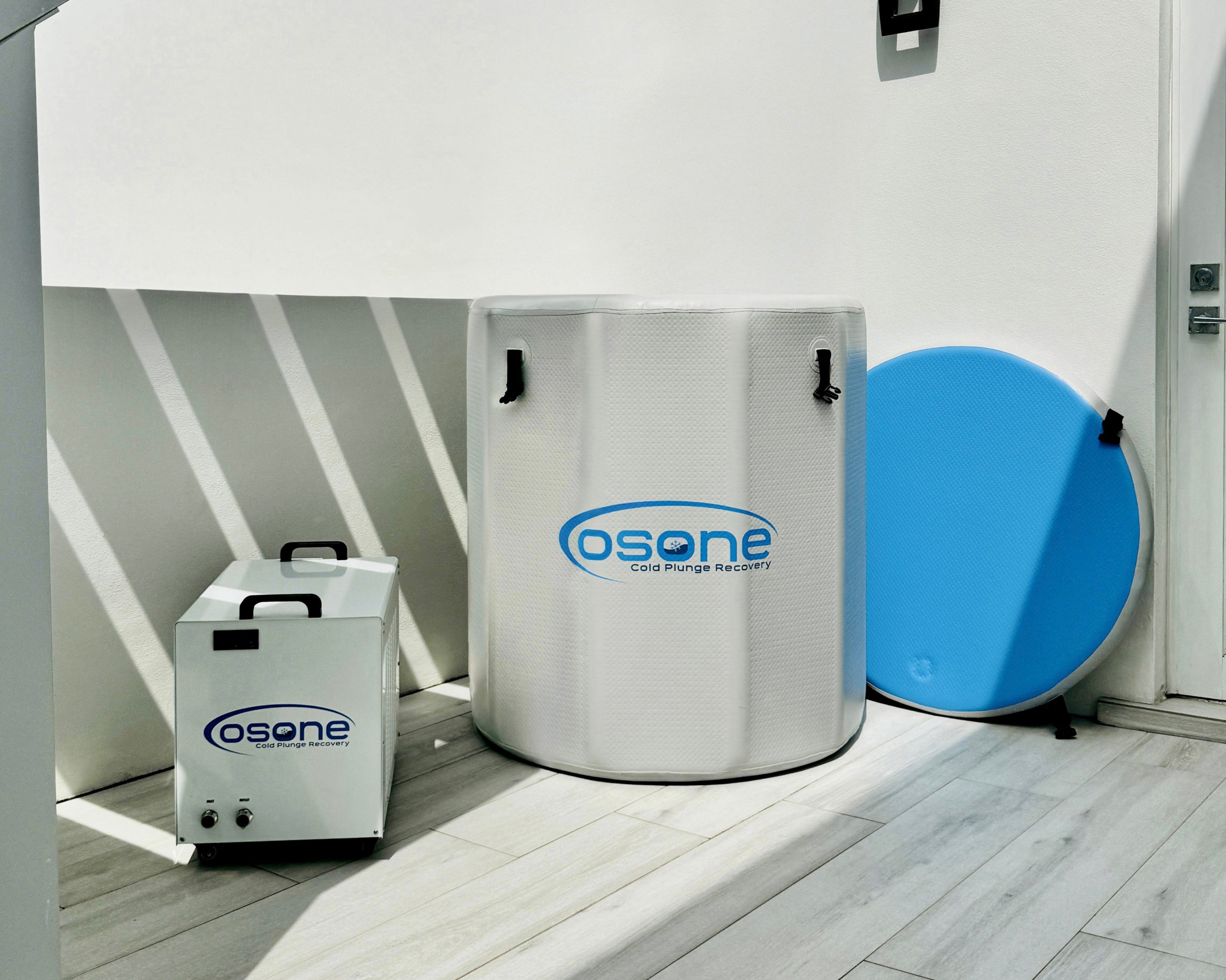 OSONE HydroBarrel Cold Plunge Ice Bath with Pro 1 HP Water Chiller