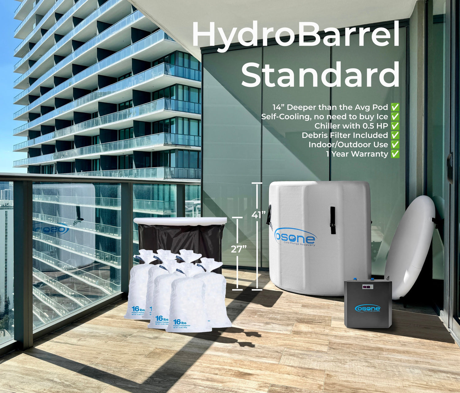 HydroBarrel with Standard Chiller