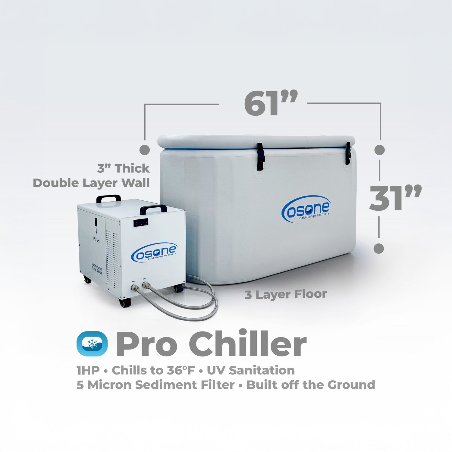 OSONE HydroTub & Pro Chiller