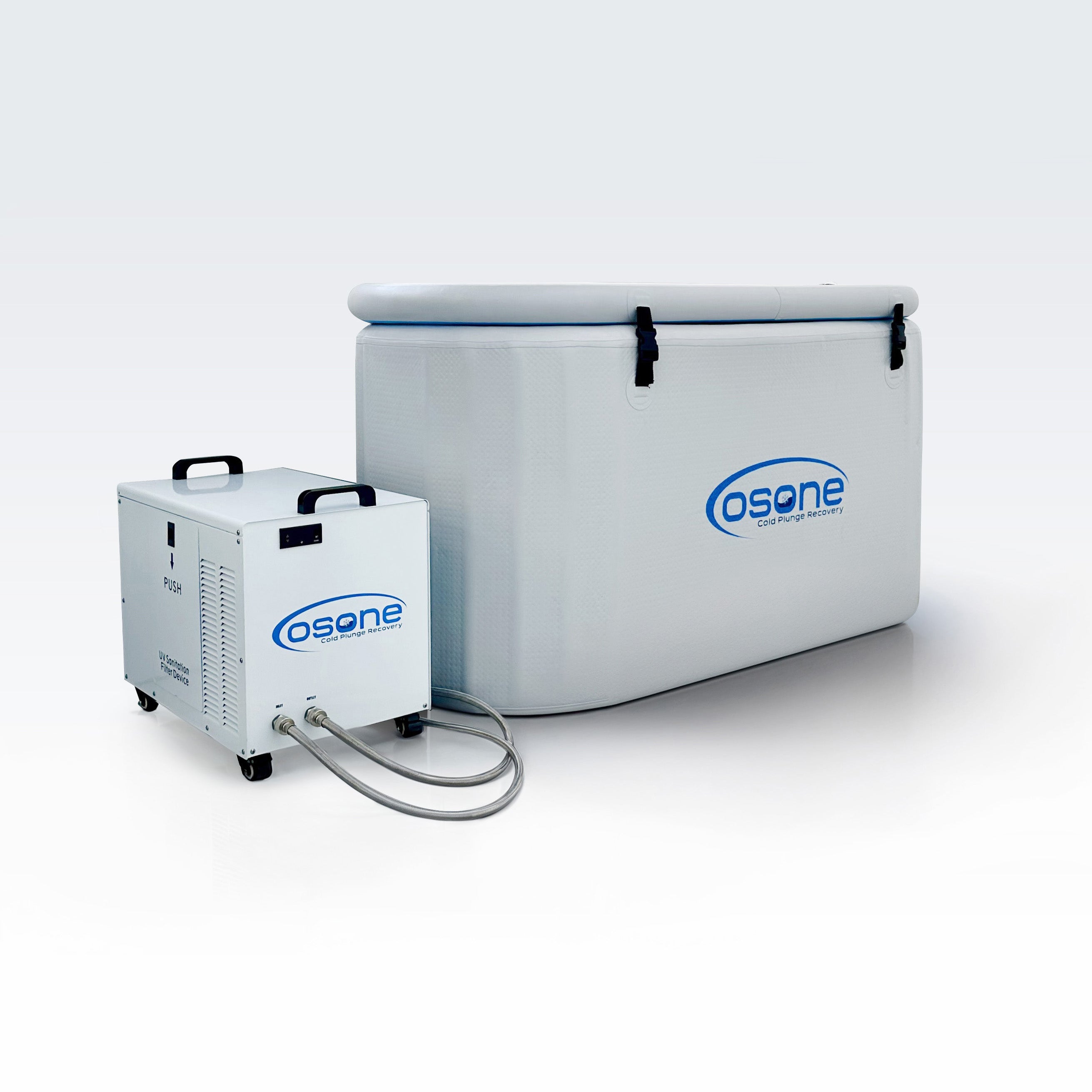 HydroTub™ & Pro Chiller by OSONE® | 1HP, 3-Stage Filtration w/ UV-C