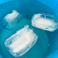 OSONE Ice Block Trays - 3 pack makes 36lbs of ice