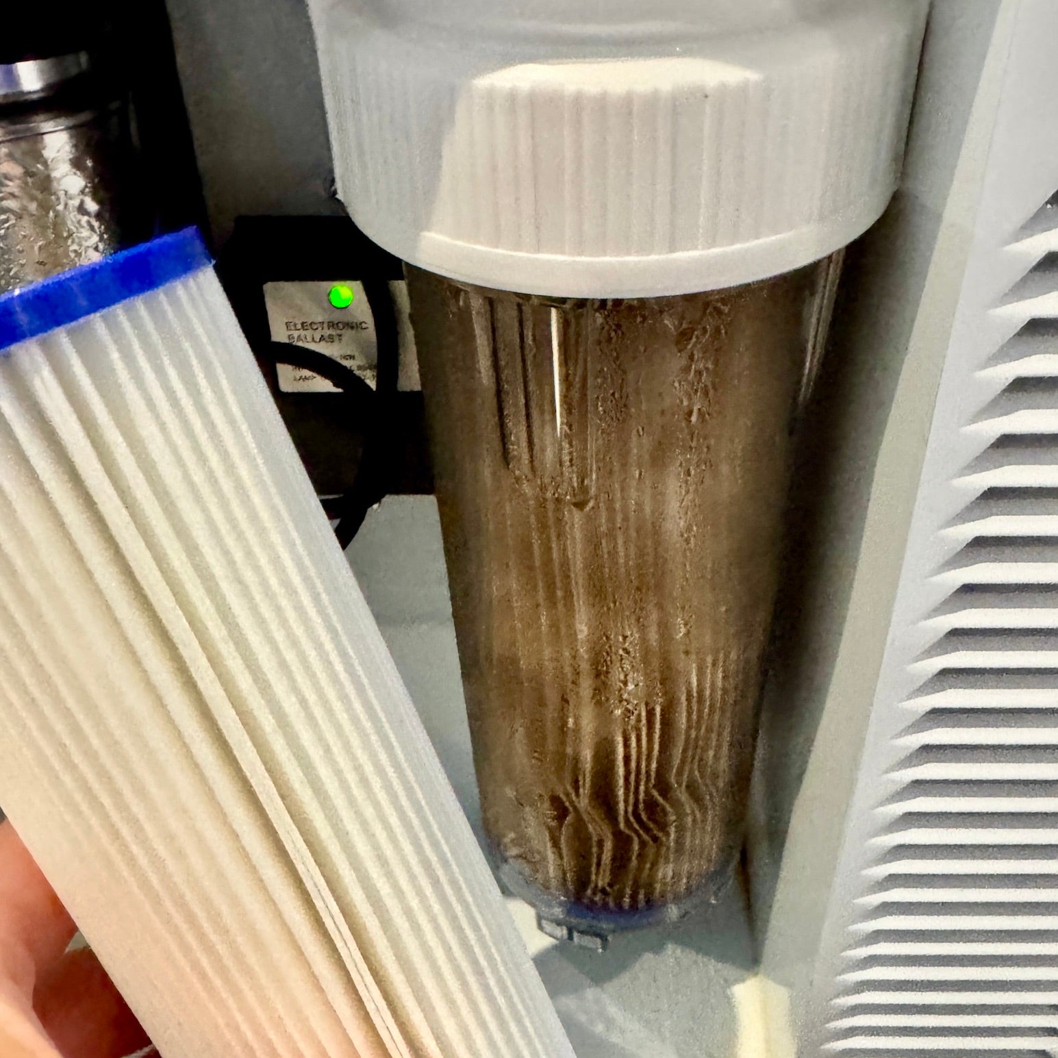 Clean filter versus dirty filter