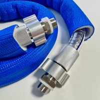 Easy Connect Steel Braided Hoses with Condensation Sleeves