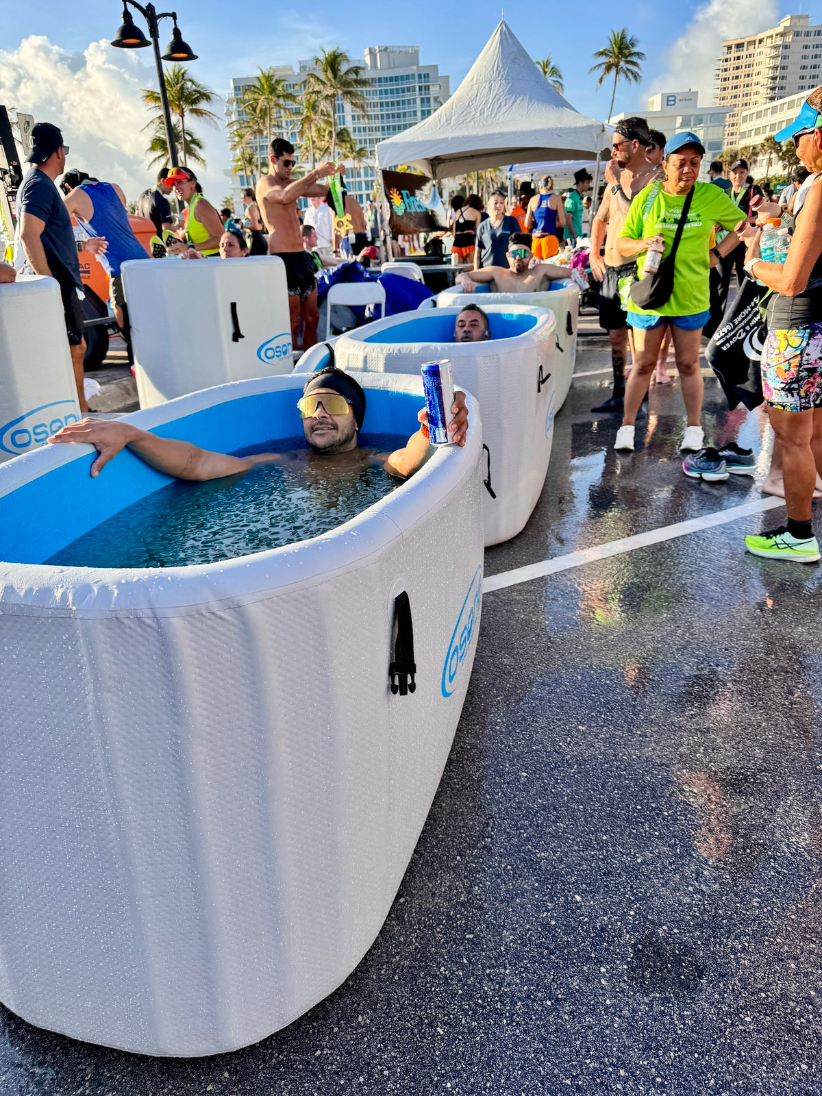 HydroTub featured at the Publix A1A Marathon