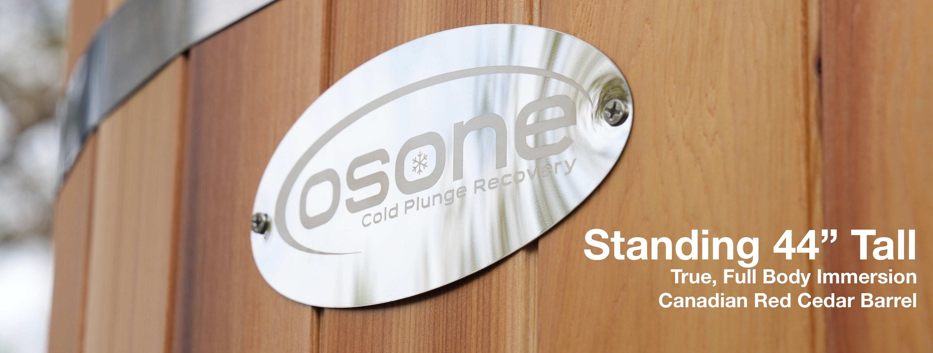 OSONE Cedar Barrel Cold Plunge