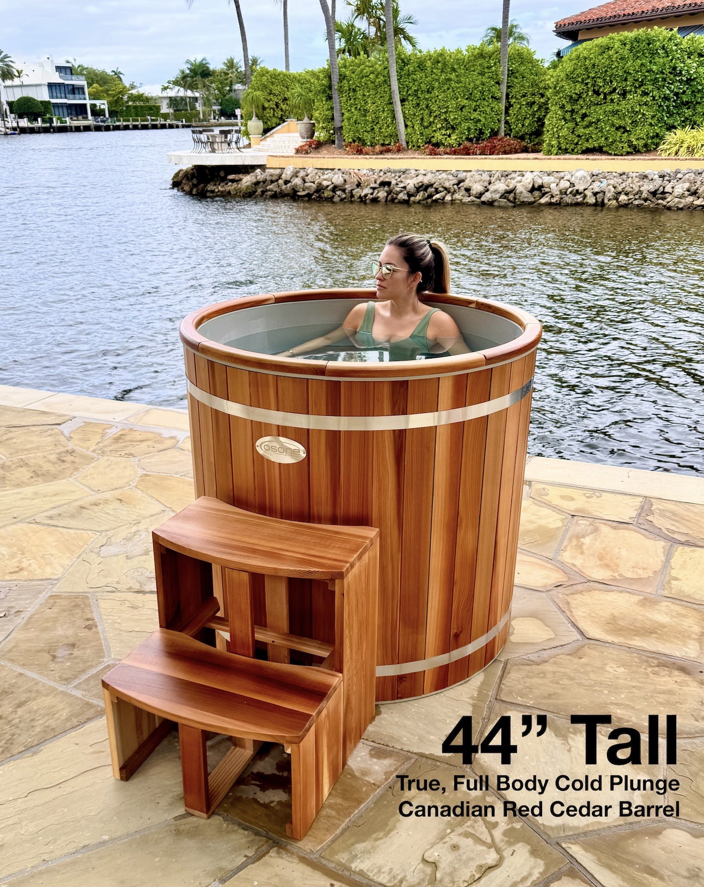 OSONE Cedar Barrel Cold Plunge