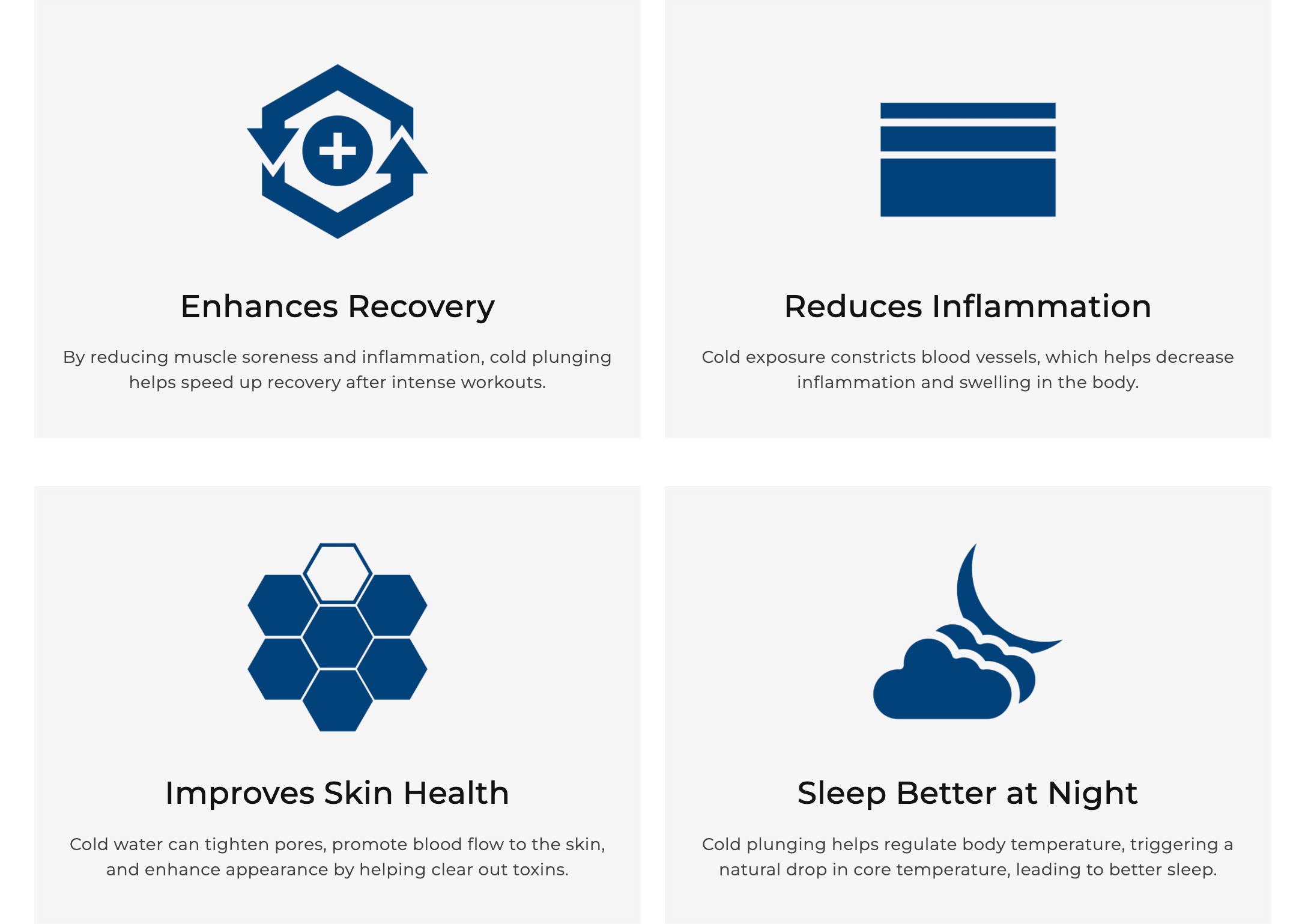 Benefits of Cold Therapy