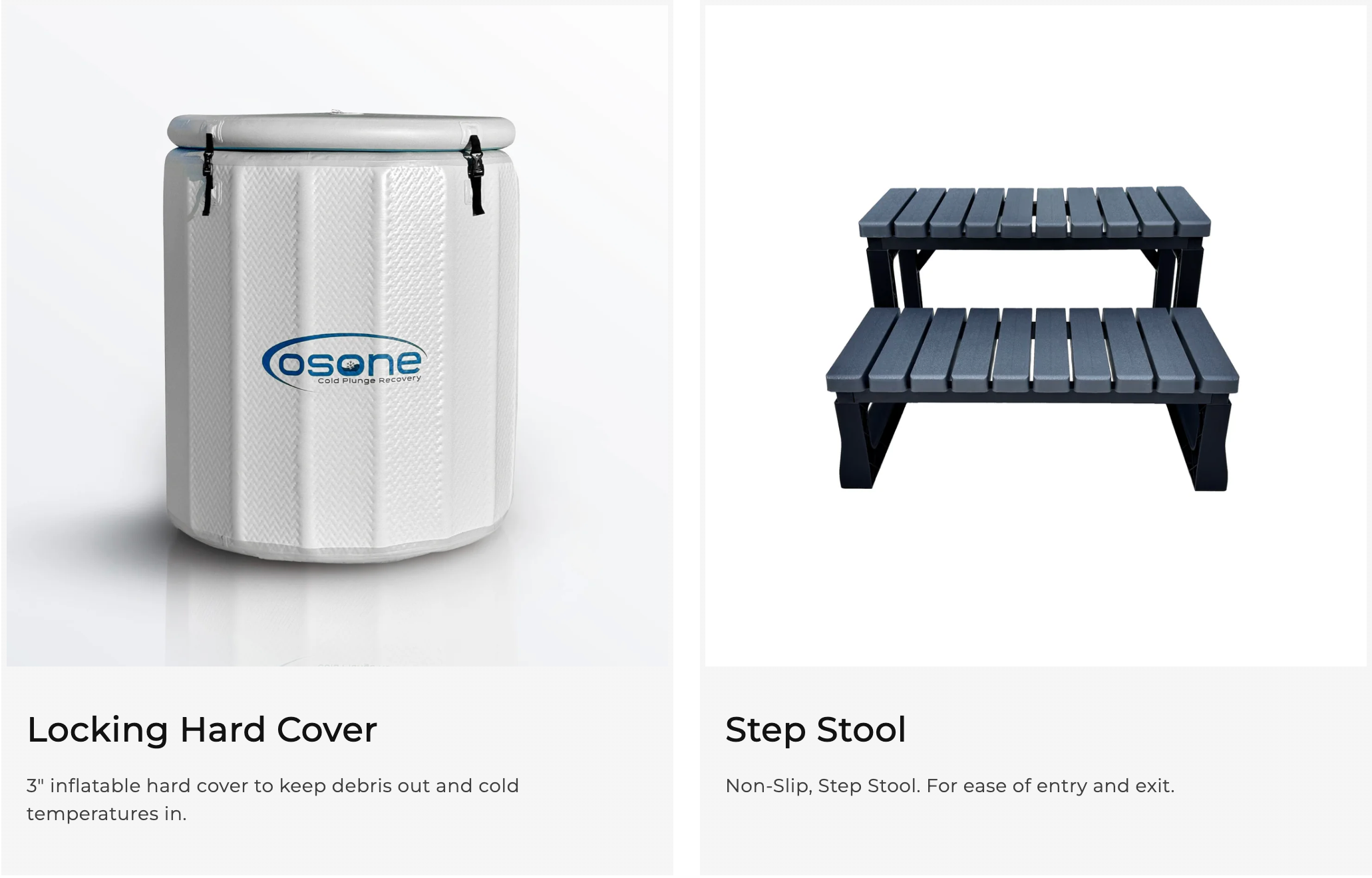 Included Items: Locking Hard Cover, Step Stool.
