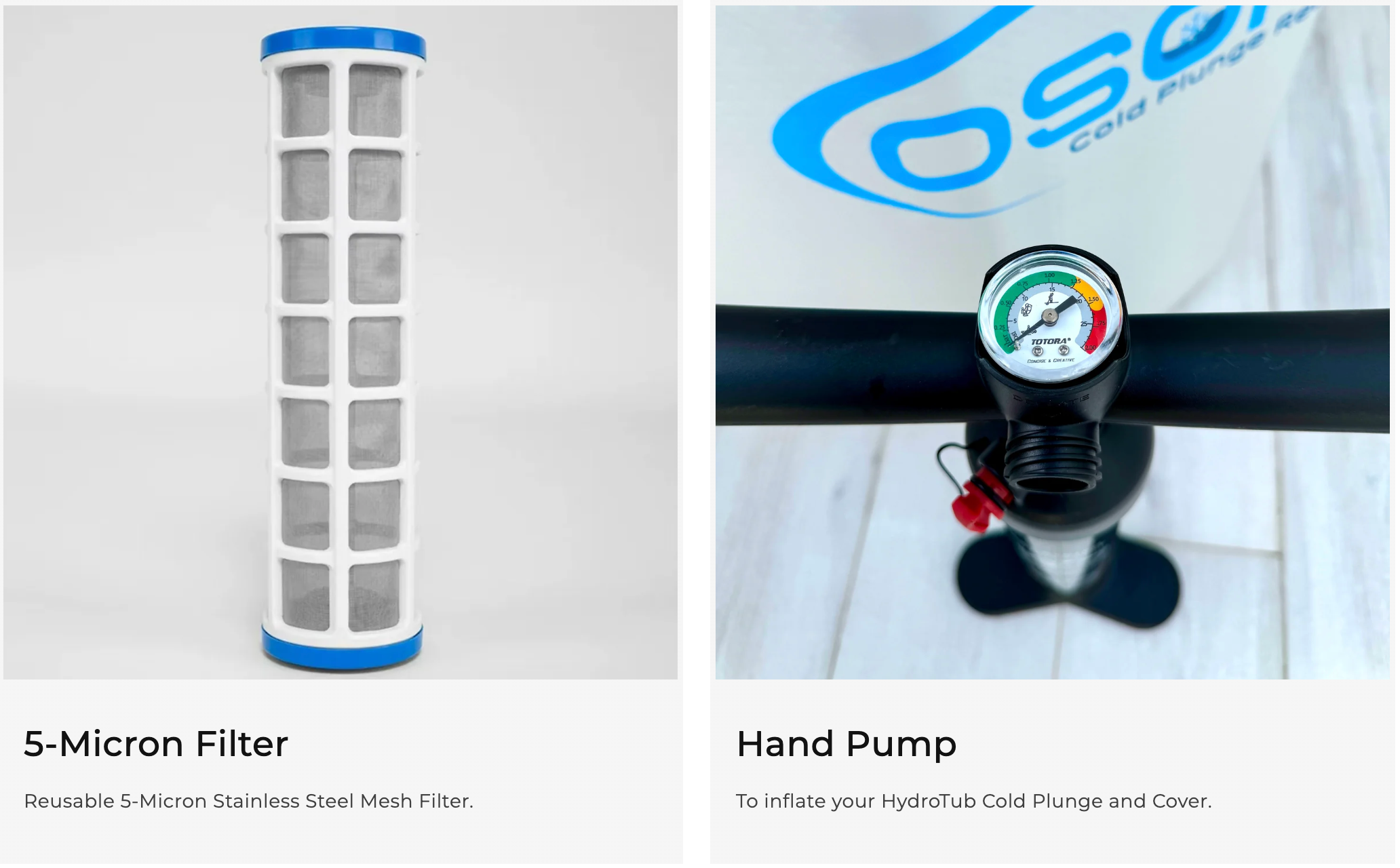 Included Items: 5-Micron Filter, Hand Pump
