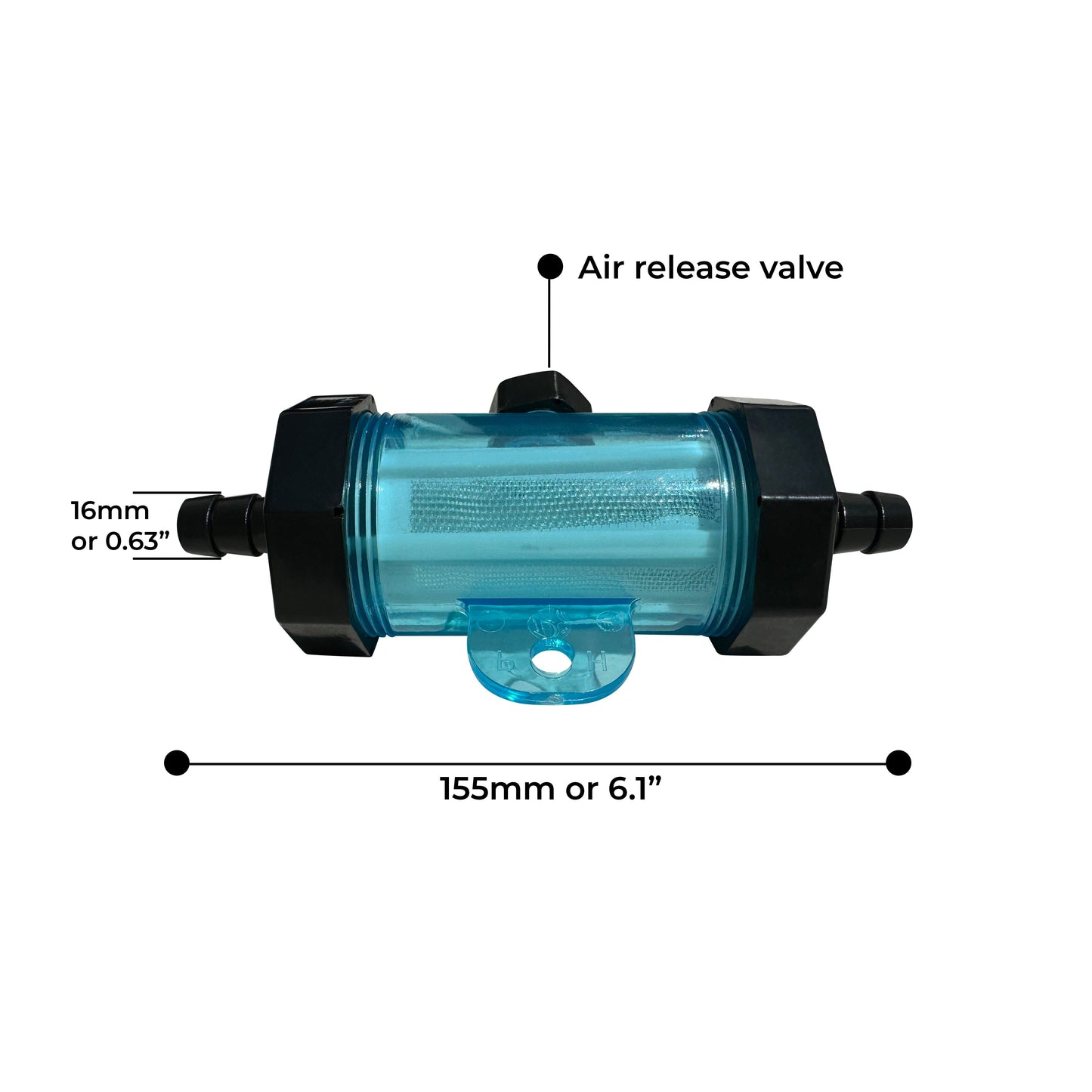 Blue Water Filter for 1/3 and 1/2 HP Cold Plunge Chiller