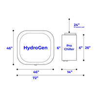 Cedar Barrel & Pro Chiller Dimensions