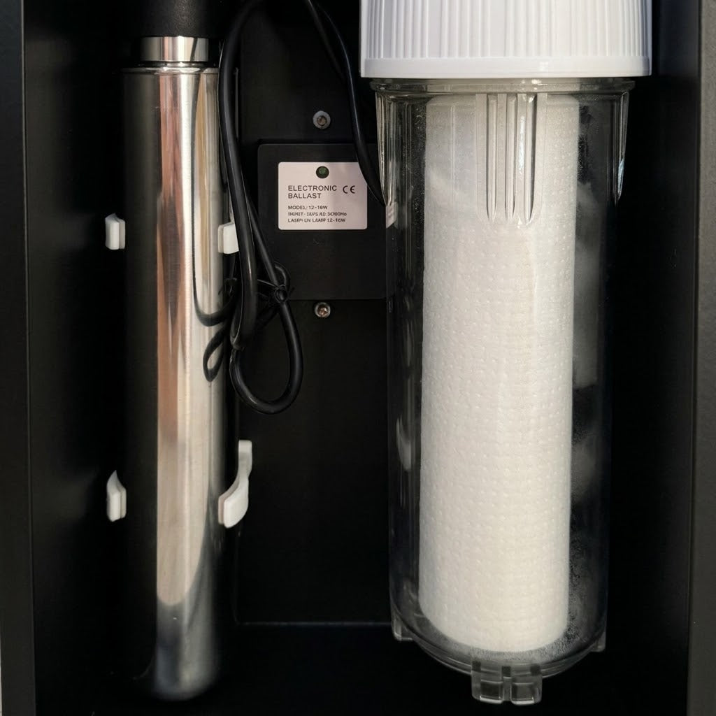 UV-C Sanitation and Micron Filter Housing
