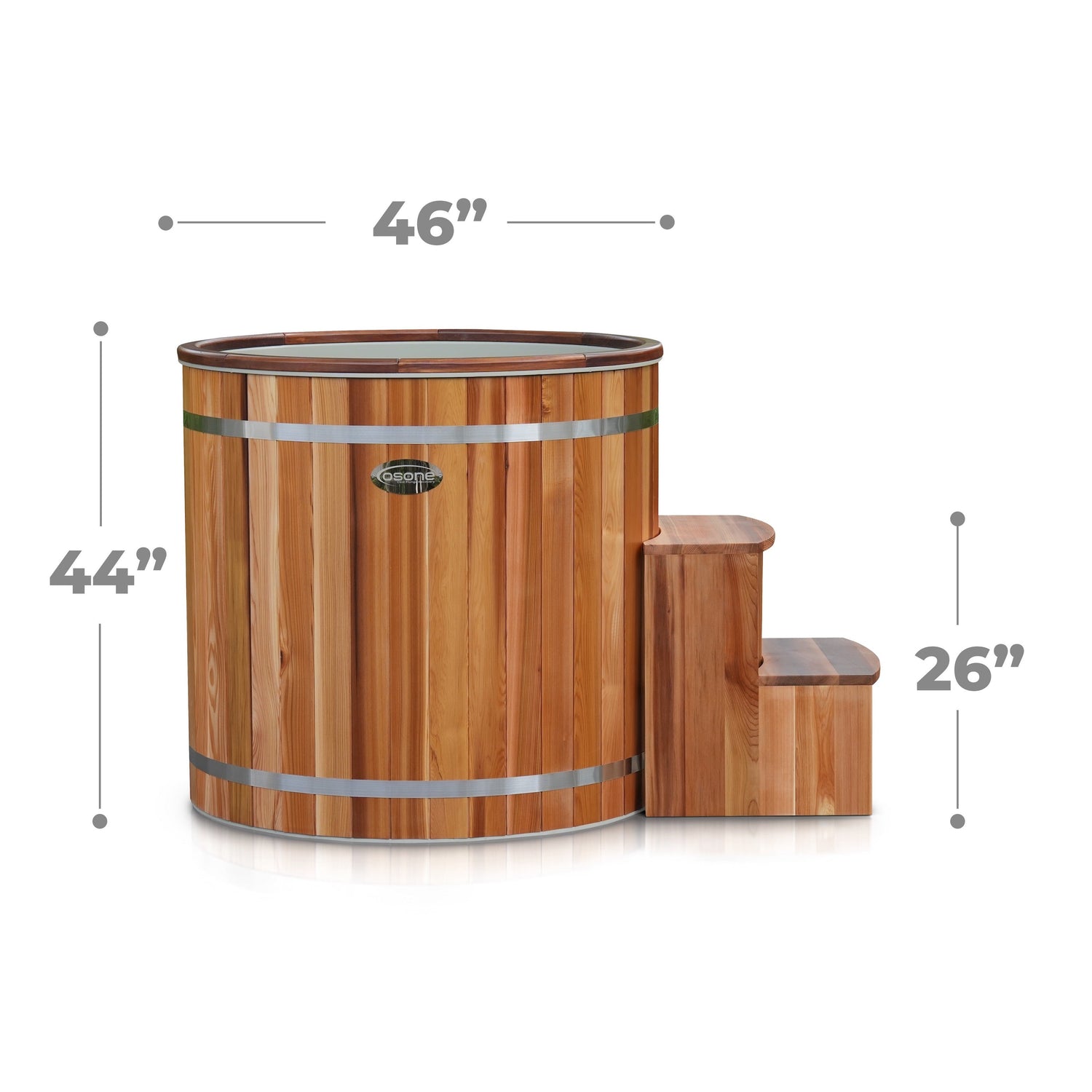 OSONE HydroGen Cedar Barrel Cold Plunge