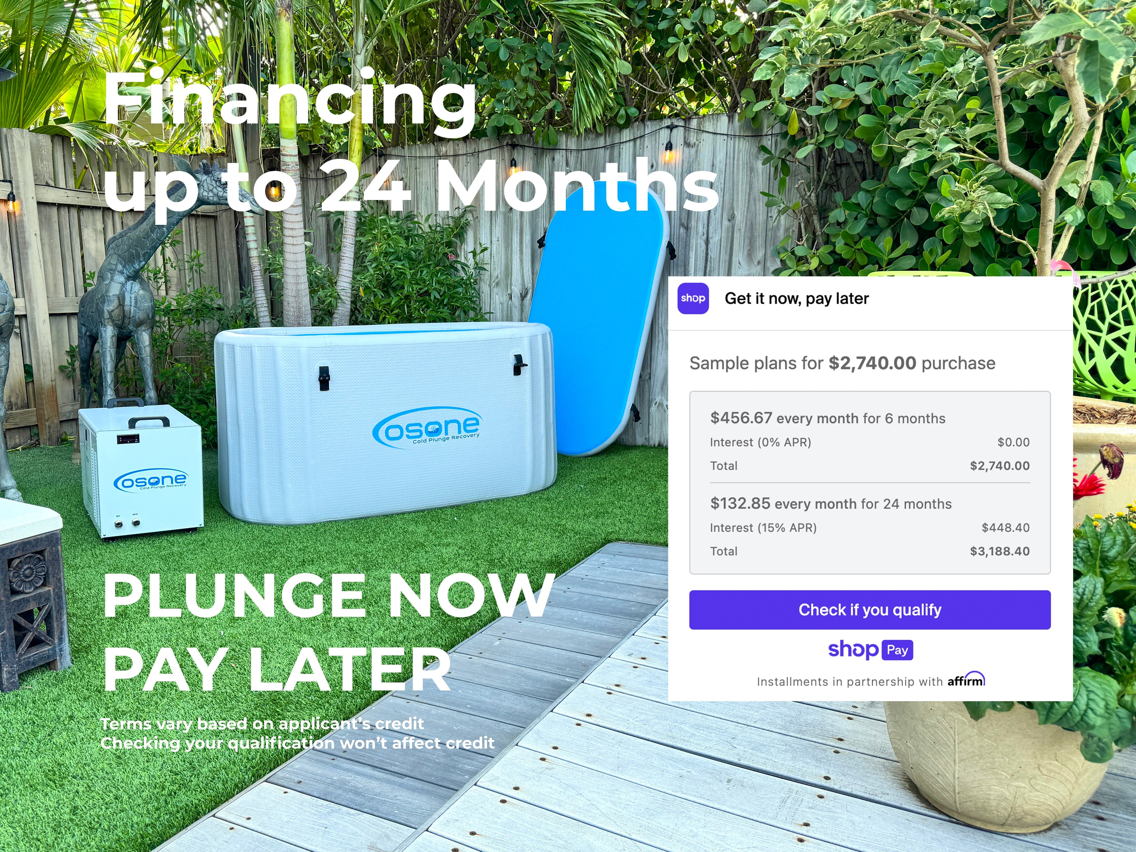 Financing up to 24 months
